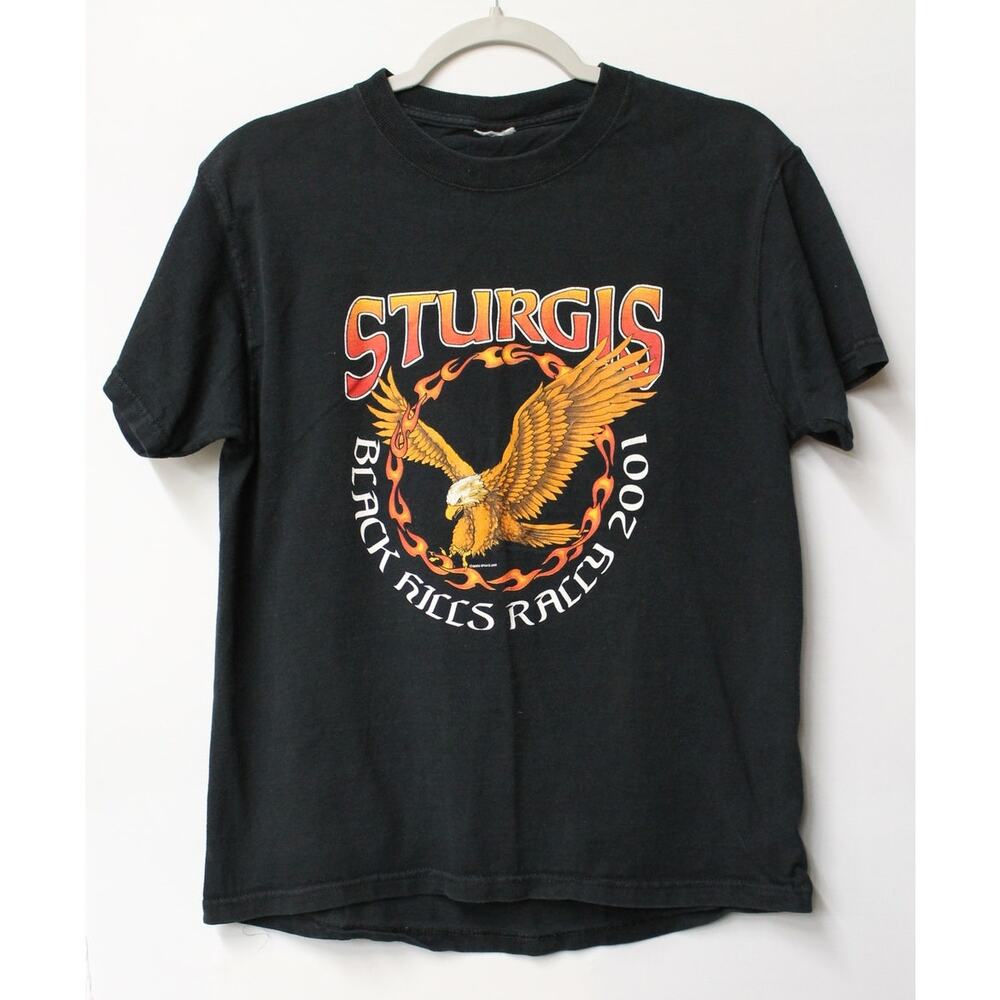 *VINTAGE* STURGIS 2001 BLACK HILLS RALLY MEN'S T-SHIRT